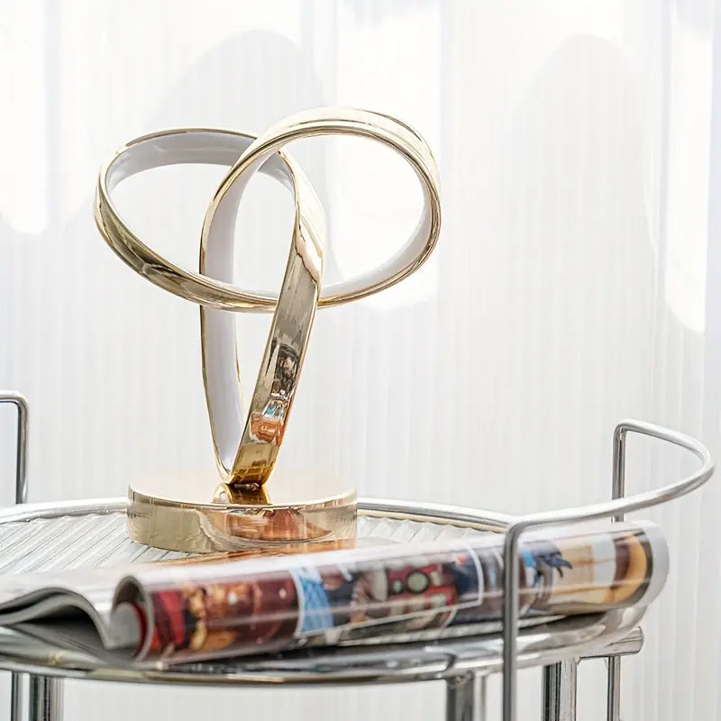 Space-themed USB Bedside Table Lamp - Golden