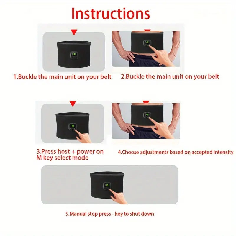 Electric Waist Shaper: Portable USB Charging Body Shaper