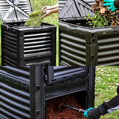 Square Compost Bin with Lid
