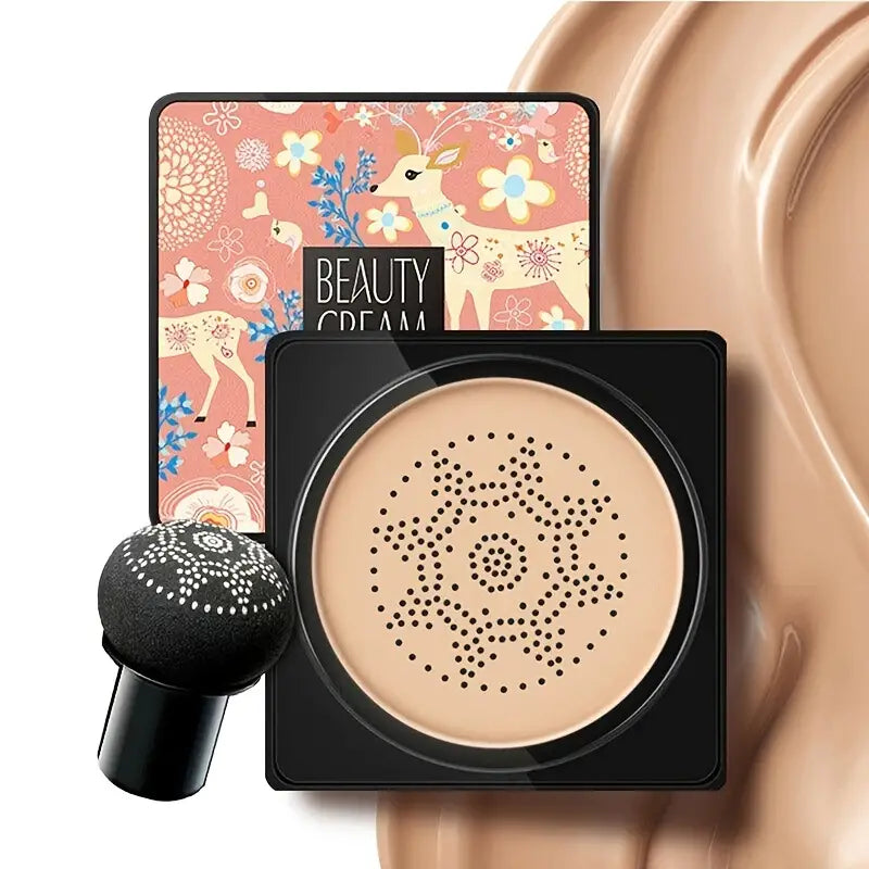 Mushroom Head Cushion BB Foundation for Flawless Coverage and Lasting Moisture
