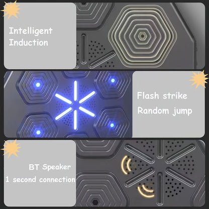 Smart Wall-Mounted Boxing Trainer with Gloves