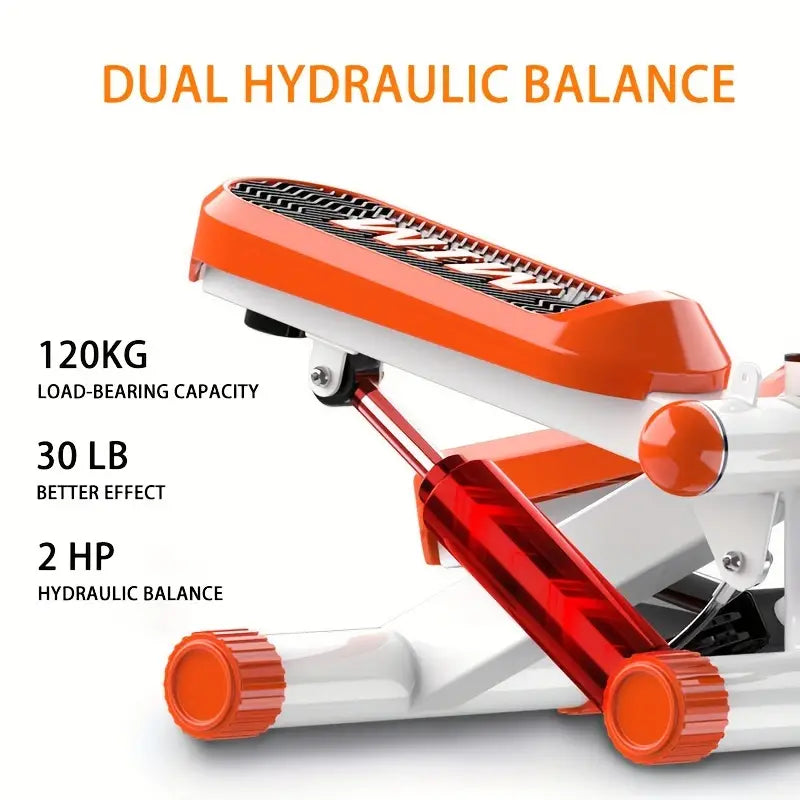 Mini Stepping Machine with Balance Training Pedal and Pull Rope