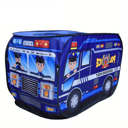Police Car Play Tent with Sunroof