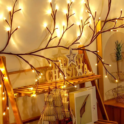 USB-Powered Tree Branch Decoration - Christmas Night Light