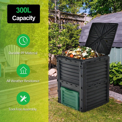 Garden Compost Bin with Rotate Function