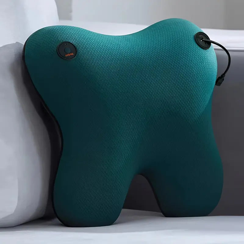Cordless Shiatsu Back Massager with Heat - Green