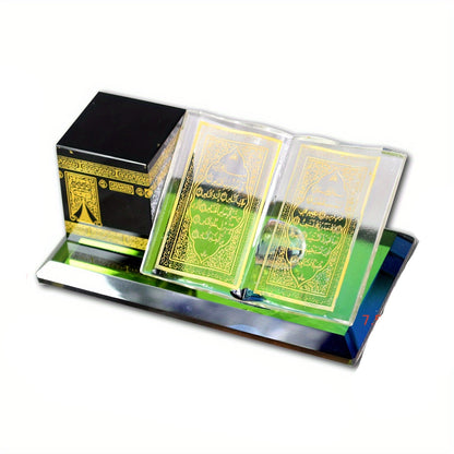 Crystal Kaaba Model Religious Tabletop Showpiece