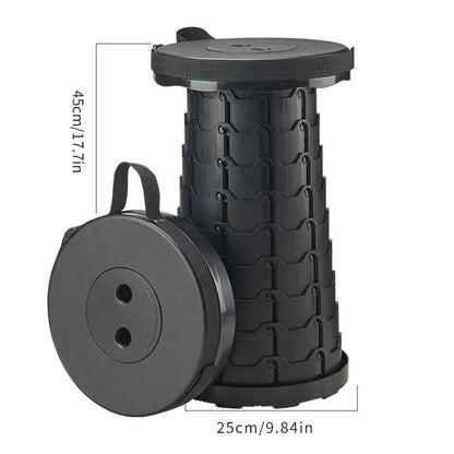 Ultimate Outdoor Adjustable Folding Stool for On-the-Go Comfort