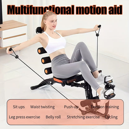 6-in-1 Home Gym Ab Crunch Leg Bench