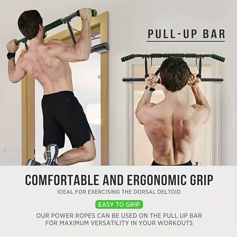 3-in-1 Doorway Pull-Up Bar Home Fitness Trainer