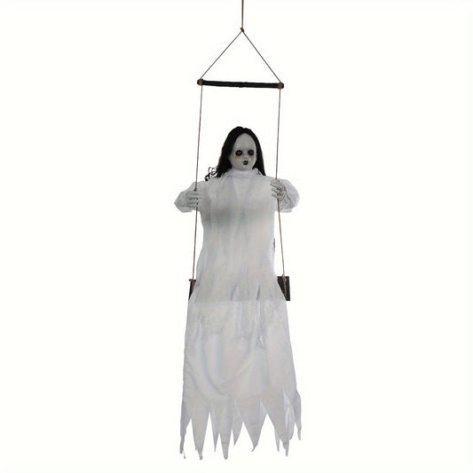 Sound Control Halloween Swing Ghost Decoration