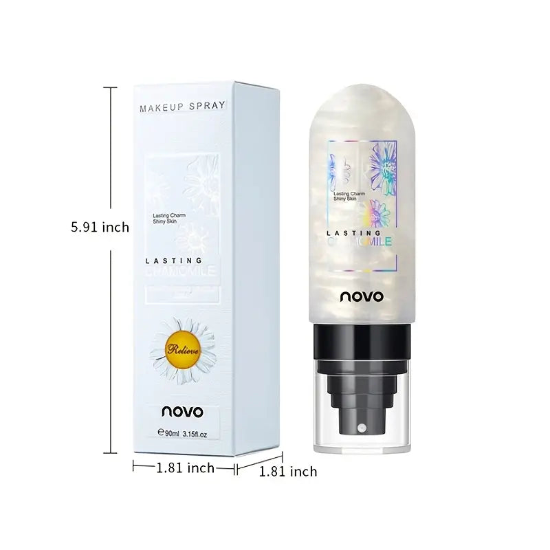 NOVO Hydrating Facial Mist Lightweight Long Lasting, Chamomile & Castor Oil For Dry Combination Skin – 3.04 Fl Oz