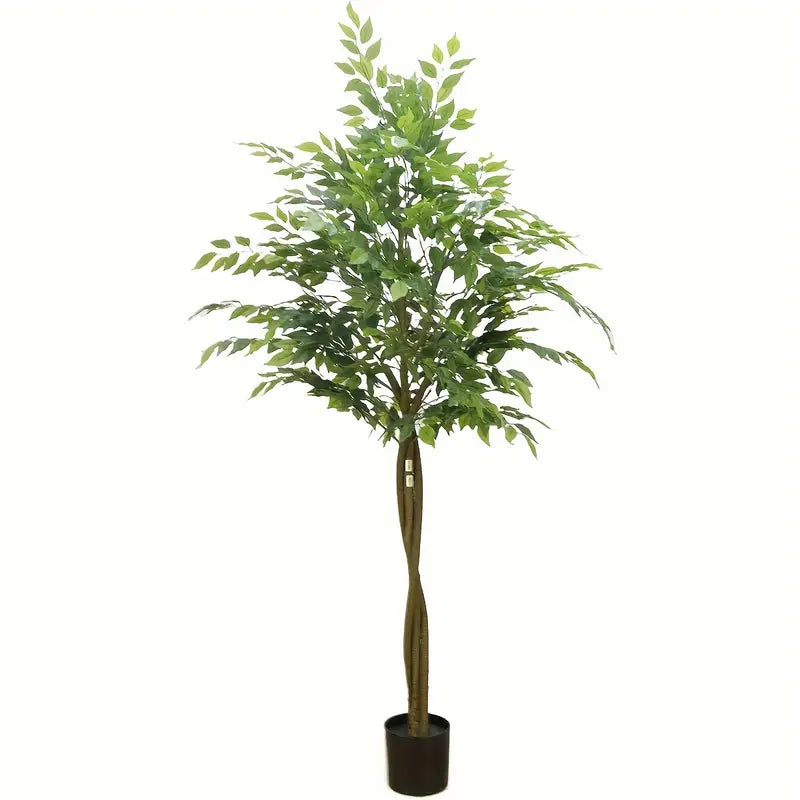 Nearly Natural 160.02cm Artificial Ficus Palm Tree in Pot