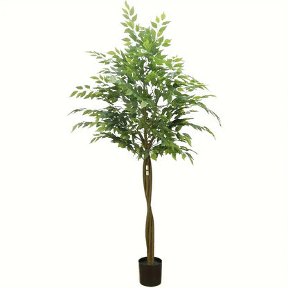 Nearly Natural 160.02cm Artificial Ficus Palm Tree in Pot