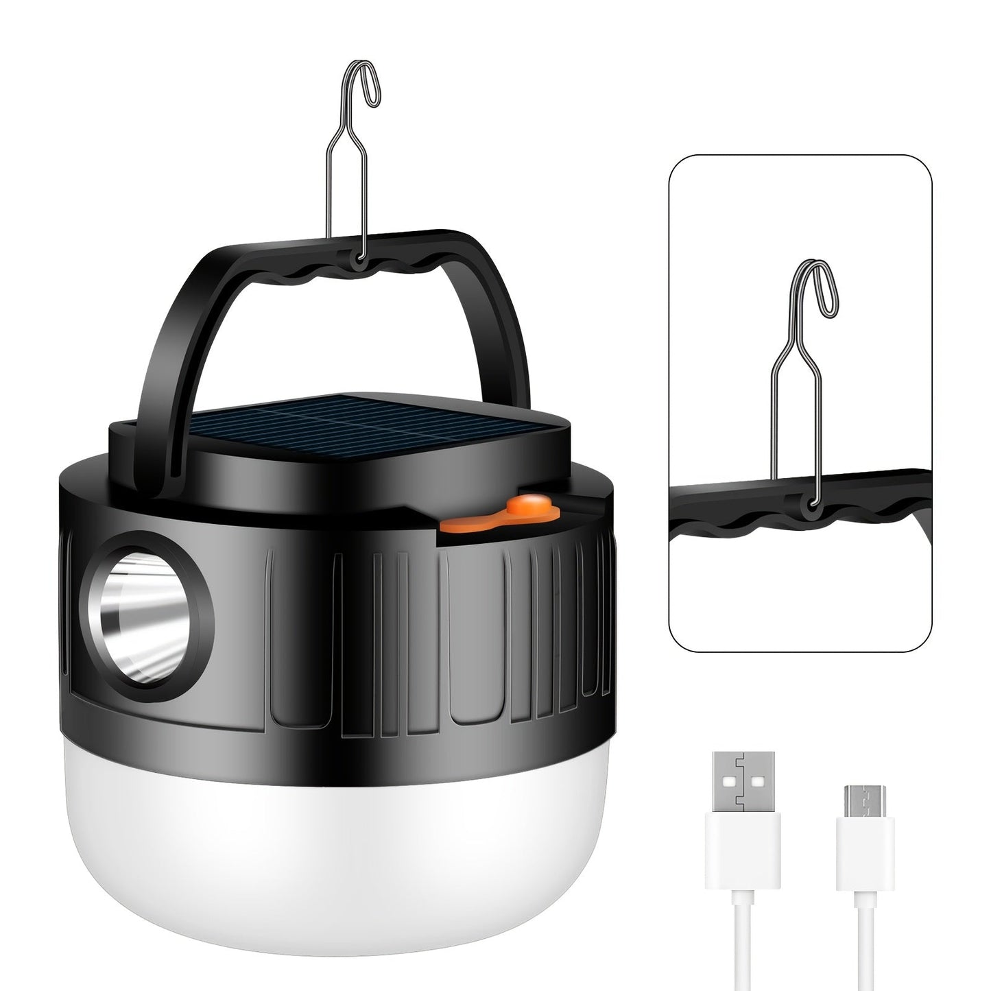 Solar Rechargeable Camping Light Outdoor LED Lamp