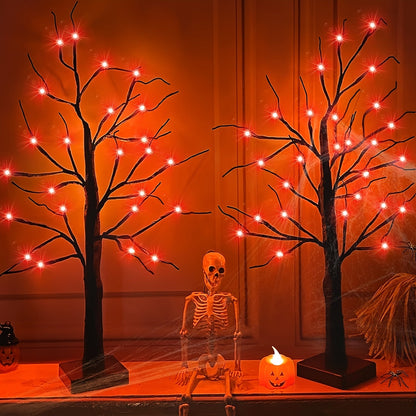 Halloween Birch Tree Light USB Battery Operated