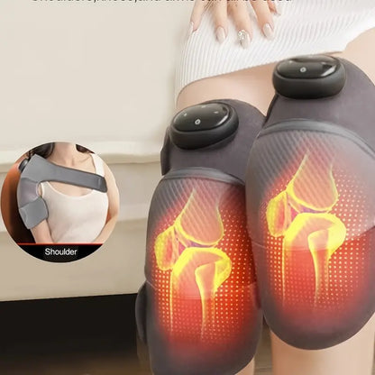 Vibration Heating Knee Massager - Electric Self-Heating Physiotherapy Instrument