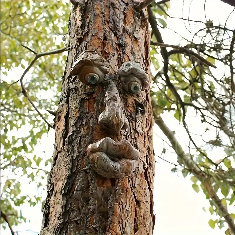 3Pcs Tree Faces - Tree Hugger Statues