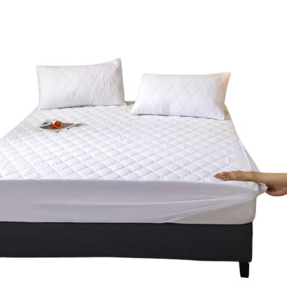 Waterproof Bed Cap Set with Fitted Sheet and Pillowcases