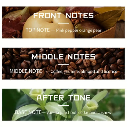 Midnight Elegance: Vanilla Jasmine Coffee Perfume Spray for Women, 55ml EDP