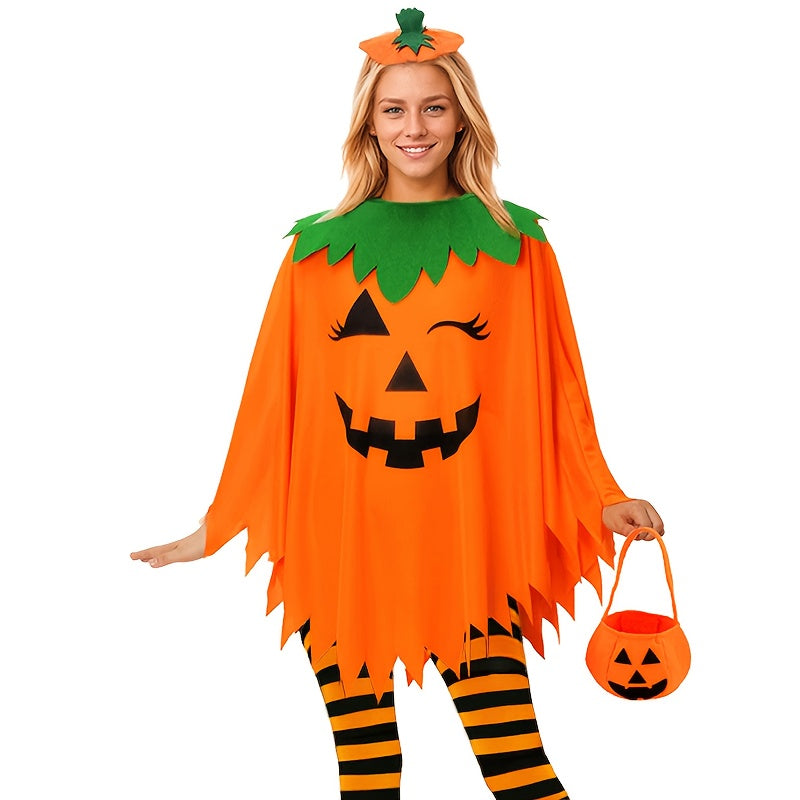Pumpkin Costume Set Halloween Party Outfit