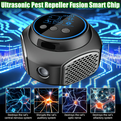 Soundwave Indoor Mouse Repeller with LED Light