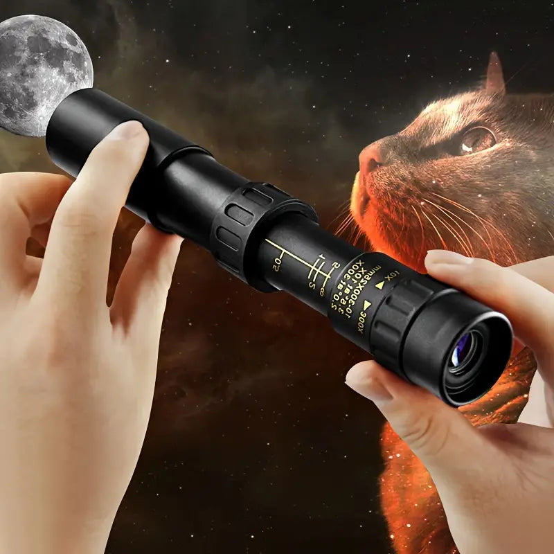 10-300X Zoom HD Portable Monocular - Professional Telescope