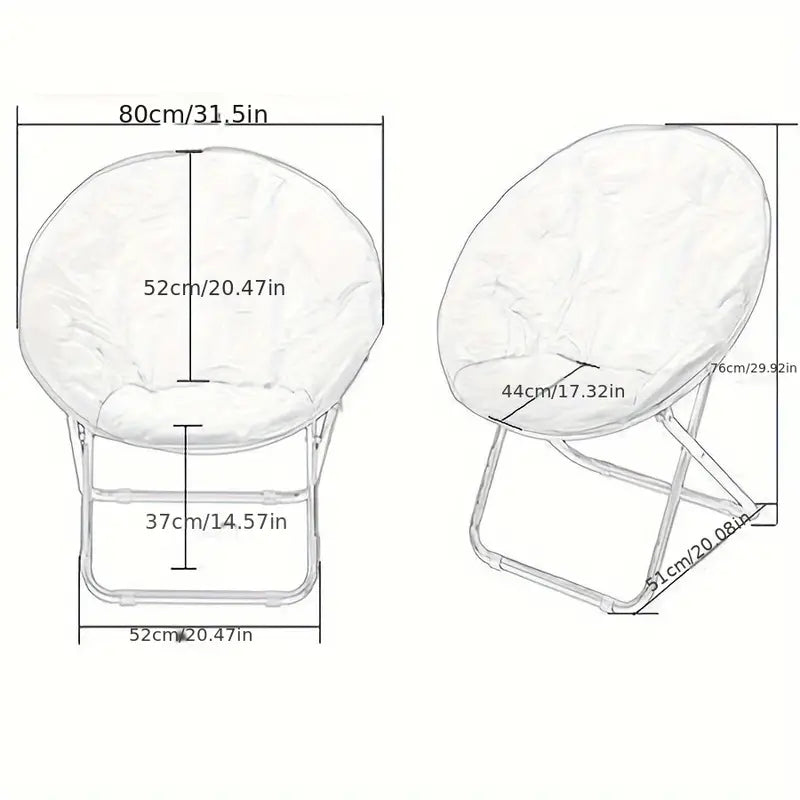 Pink Outdoor Folding Chair - Portable, Stainless Steel Bracket