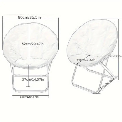 Pink Outdoor Folding Chair - Portable, Stainless Steel Bracket