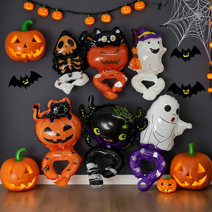 Halloween Pumpkin Wrist Balloons (50pcs)