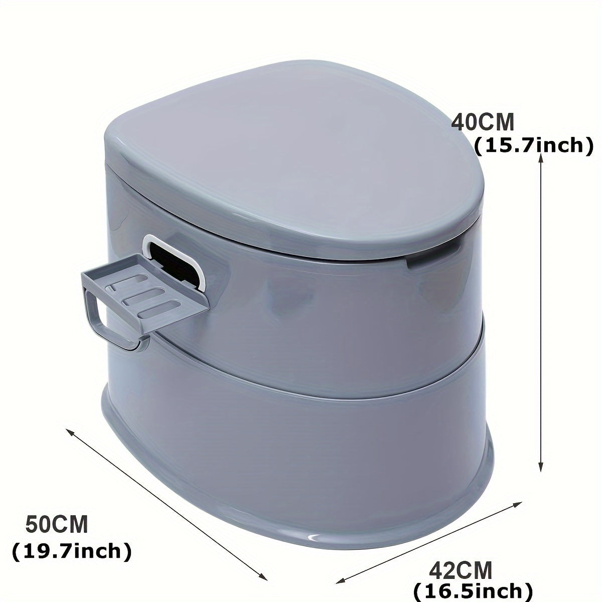 Compact Deluxe Portable Toilet for Camping & Travel