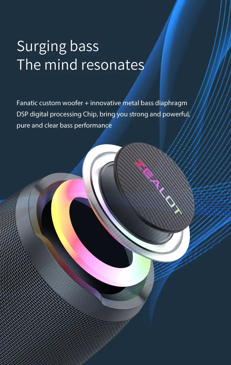 Wireless Outdoor Portable Subwoofer Speaker