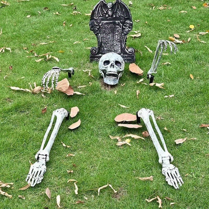 Halloween Skeleton Stakes for Outdoor (5pcs)