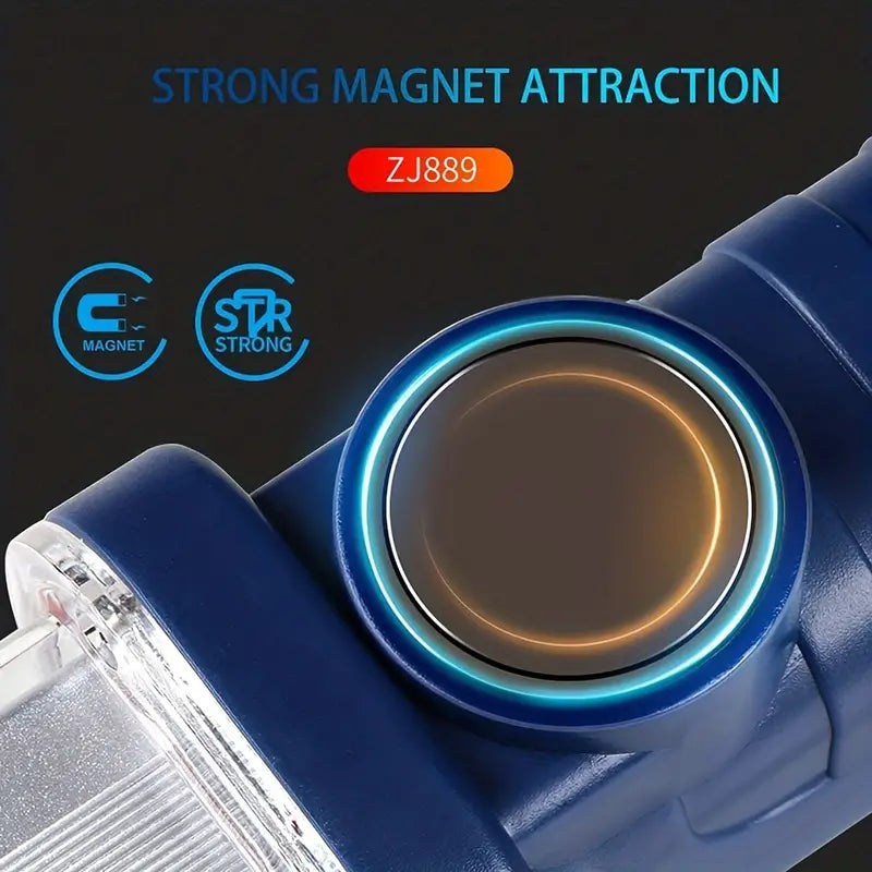 Illuminate Your Adventures with our Rechargeable Portable COB Work Light