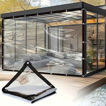 Transparent PVC Waterproof Tarpaulin for Outdoor Protection