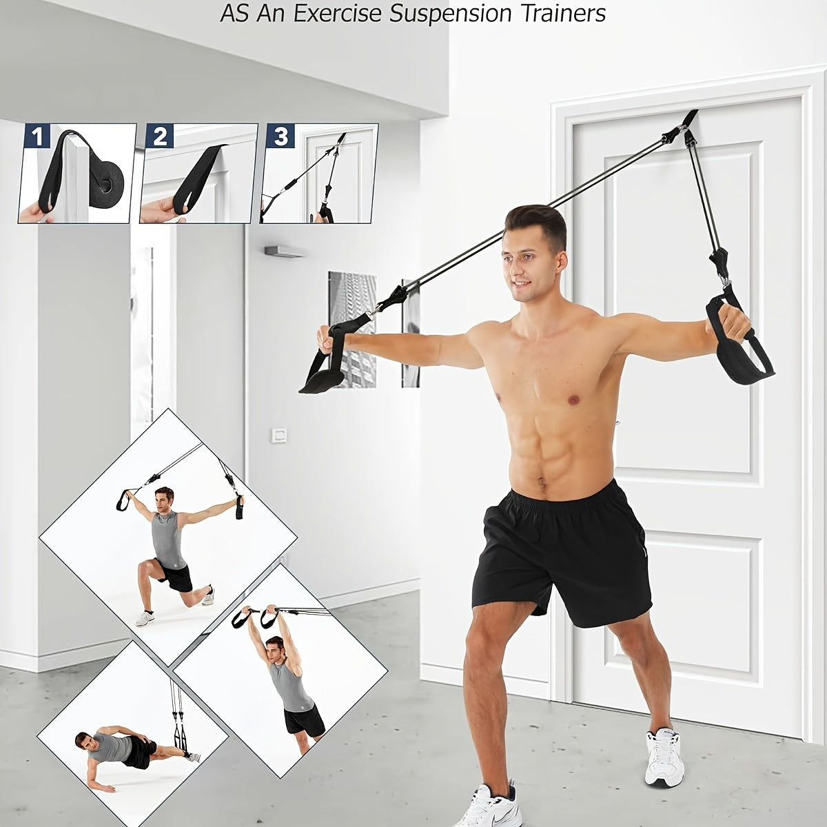 Heavy Tension Resistance Bands Kit for Home Workouts