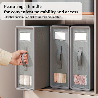 4pcs Bedding Set with Foldable Linen Storage Box