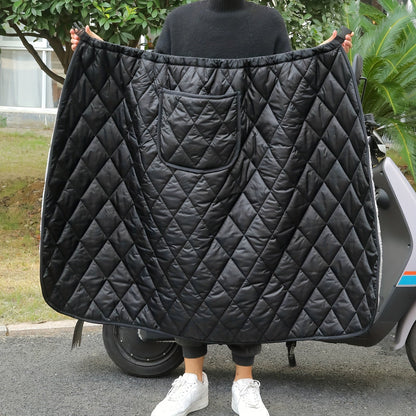 Fleece Motorcycle Leg Warmer for Bikes & Scooters