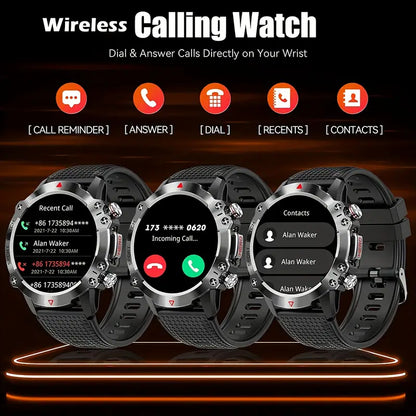 Smart Watch with Wireless Calls, 1.39" Round Screen, Multiple Sports Modes