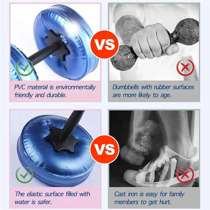 Adjustable Water-Filled Dumbbell Set