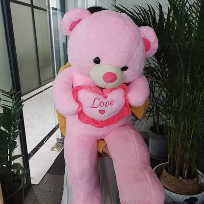 100cm Love Plush Bear Toy Pillow