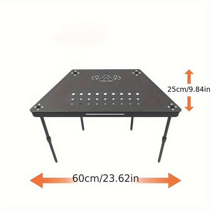 Aluminum Camping Table Non-Folding Hexagonal