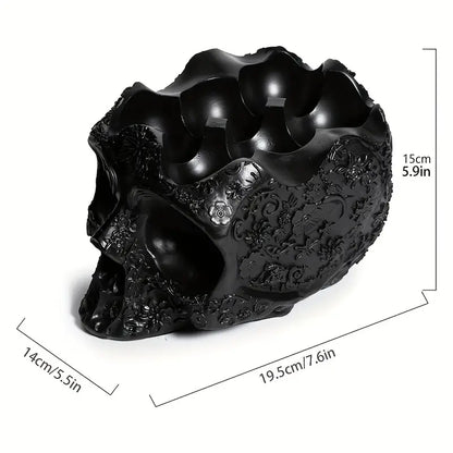 Skull Head Egg Holder - Resin Decoration