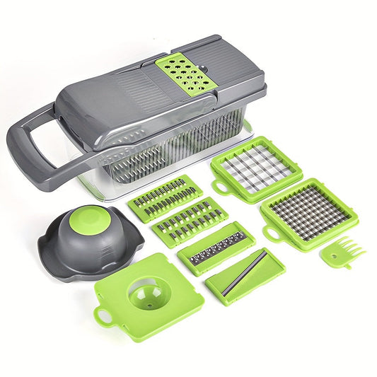 22-in-1 Manual Vegetable Chopper Slicer Cutter Set