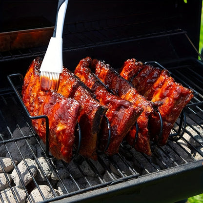 Carbon Steel Non-Stick BBQ Rib Roasting Rack