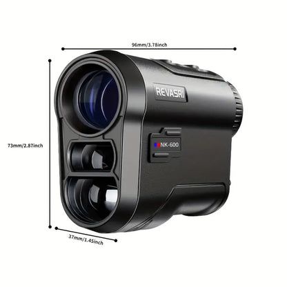 Golf Hunting Laser Rangefinder with Slope Compensation - Black