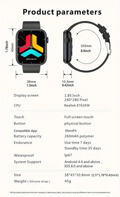 Ultimate Waterproof Wireless Calling Smartwatch