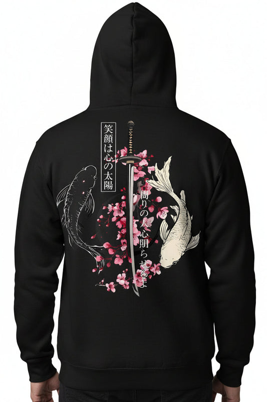 Japanese Style Hooded Sweatshirt