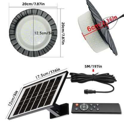Solar Shed Light with Remote Control (244 LED)