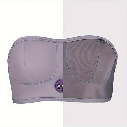 Relaxing Electric Breast Massager with USB Charging(Silvery Grey)